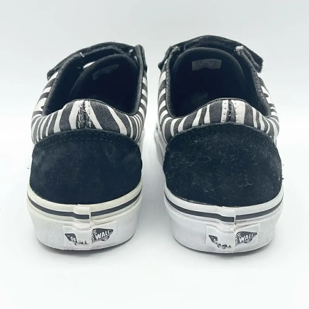 Vans Sk8-Hi low zebra print aplix sneakers - Women’s US  5 / Men’s US 3.5